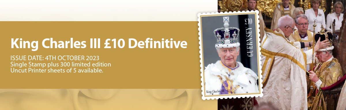 King Charles III £10 Definitive 